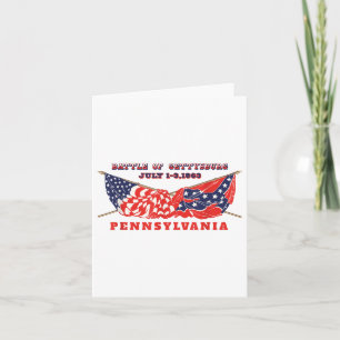  Burgeroorlog Slag bij Gettysburg Kaart