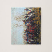 Burgeroorlog Slagveld 1887 William T Trego Legpuzzel (Verticaal)