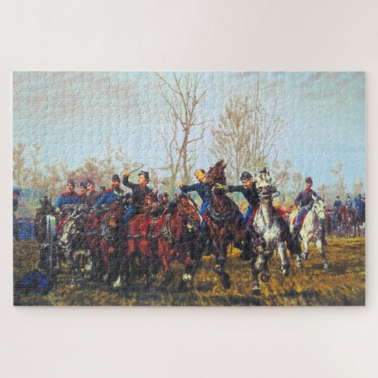 Burgeroorlog Slagveld 1887 William T Trego Legpuzzel (Horizontaal)