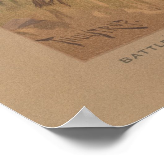 Burgeroorlog Strijd tegen Antietam Sharpsburg Afdr Poster (Hoek)