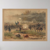 Burgeroorlog Strijd tegen Antietam Sharpsburg Afdr Poster (Voorkant)