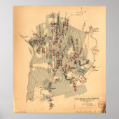 Burgeroorlog tegen Chickamauga 19 en 20.1863 Poster (Voorkant)