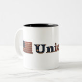 Burgeroorlog Unie 🇺🇸 ✨ Geweldige Gift Militaire Tweekleurige Koffiemok (Voorkant links)