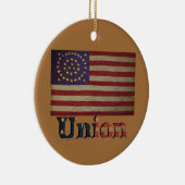 Burgeroorlog Union Flag ✨ Antiek geschiedenis Keramisch Ornament (Rechts)