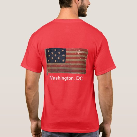 Burgeroorlog Union Flag ✨ Antiek geschiedenis T-shirt (Achterkant)