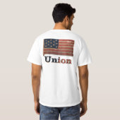Burgeroorlog Union Flag ✨ Antiek geschiedenis T-shirt (Achterkant volledig)