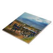 Burgeroorlog - Zware artillerie 1861 Tegeltje (Zijkant)