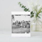 Burgeroorlog, zwarte Teamsters Briefkaart (Staand voorkant)