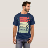Burgeroorlogen Bards Gettysburg Baard Oude School T-shirt (Voorkant volledig)