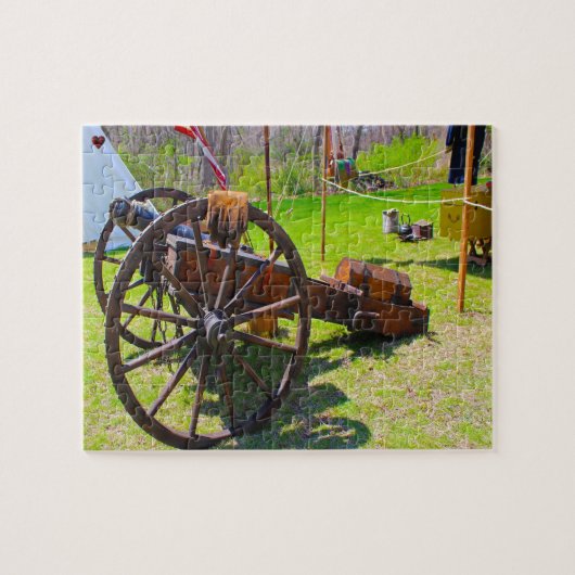 Burgeroorlogskanonnen Legpuzzel (Horizontaal)