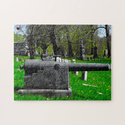 Burgeroorlogskanonnen Legpuzzel (Horizontaal)