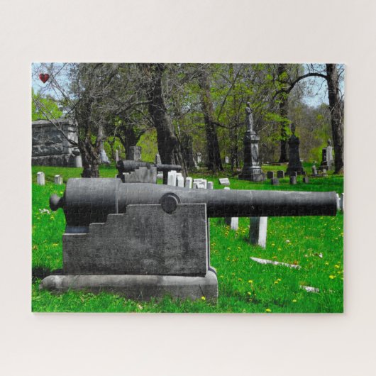 Burgeroorlogskanonnen Legpuzzel (Horizontaal)
