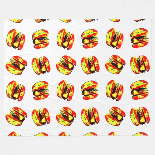 Burgerpatroon Fleece Deken (Voorkant (Horizontaal))
