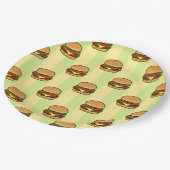 Burgerpatroon Papieren Bordje (Gekanteld)