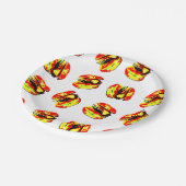 Burgerpatroon Papieren Bordje (Gekanteld)