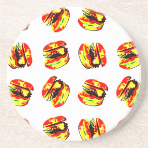 Burgerpatroon Zandsteen Onderzetter