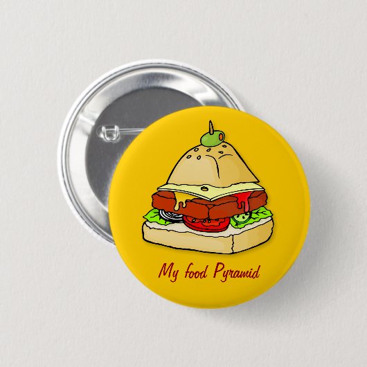 Burgerpiramide Ronde Button 5,7 Cm (Voorkant /achterkant)