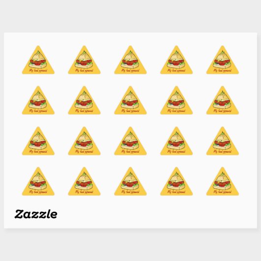 Burgerpiramide Sticker (Vel)