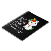 Burgerplannen en eenhoorntekeningen notitieboek (Linkerzijde)