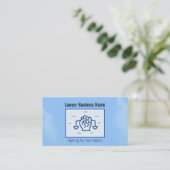 Burgerrechten advocaat visitekaartje (Staand voorkant)