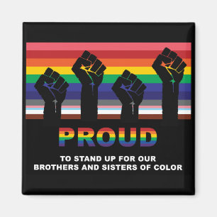 Burgerrechten Pride Magnet - LGBTQA - BLM