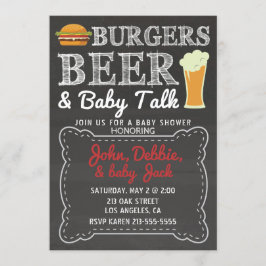 Burgers, Beer, & de Uitnodiging van het Baby showe