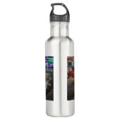 Burgers bij de brug waterfles  (Achterkant)