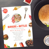 Burgers + Bottles Cookout Neutraal Baby shower