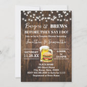 Burgers & Brews voordat ik Westerne koppels douche Kaart (Voorkant)