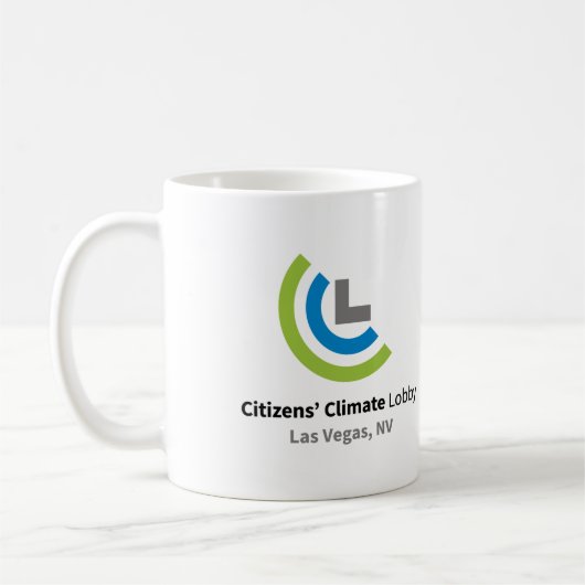 Burgers Climate Lobby Las Vegas Coffee Mok (Links)