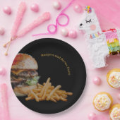 Burgers en Brews Party Papieren Bordje (Feest)