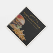 Burgers en Brews Party Servet (Hoek)