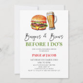 Burgers en brouwt voor ik het doe! repetitie diner kaart (Voorkant)