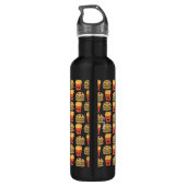 Burgers en Fries Waterfles Waterfles (Achterkant)