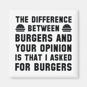 Burgers en je mening magneet