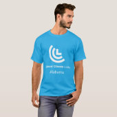 Burgers Klimaatlobby Alabama voor & achter T-shirt (Voorkant volledig)