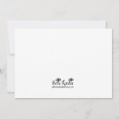 Burgers & Lemonade Picnic Uitnodiging (Achterkant)