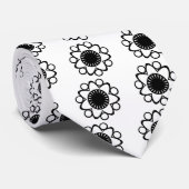 Burgers met een levendig blauw Stropdas, zwart Stropdas (Opgerold)