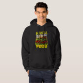 Burgers mijn favoriete eten hoodie (Voorkant volledig)