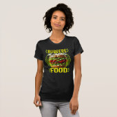 Burgers mijn favoriete eten t-shirt (Voorkant volledig)