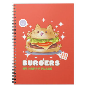Burgers mijn gelukkige plek notitieboek