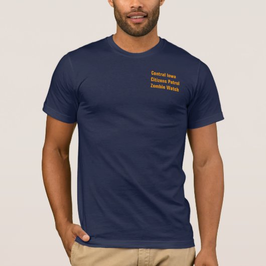 Burgers Patrol Zombie Watch, Central USAIowa ... T-shirt (Voorkant)