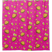 Burgers patroon douchegordijn (Voorkant)