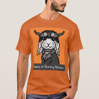 Burgers van Bunny Nation NFT 70 Kunstwerk meisje T-shirt