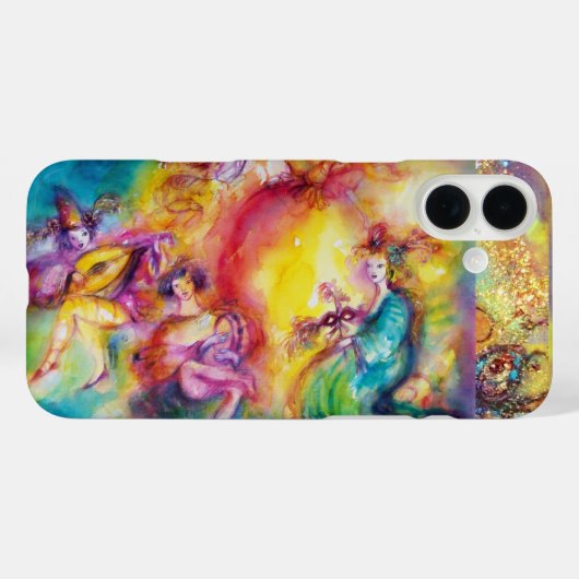 BURGERS VAN DE CARNIVAL / Venetiaanse Masquerade D Case-Mate iPhone Case (Achterkant (horizontaal))