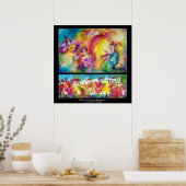 BURGERS VAN DE CARNIVAL / Venetiaanse Masquerade D Poster (Keuken)