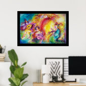 BURGERS VAN DE CARNIVAL / Venetiaanse Masquerade D Poster (Thuiskantoor)