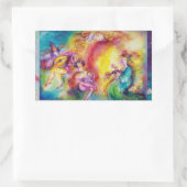 BURGERS VAN DE CARNIVAL / Venetiaanse Masquerade D Rechthoekige Sticker (Tas)