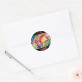 BURGERS VAN DE CARNIVAL / Venetiaanse Masquerade D Ronde Sticker (Envelop)