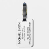 Burgers van de stad NYC New York Bagagelabel (Achterkant verticaal)